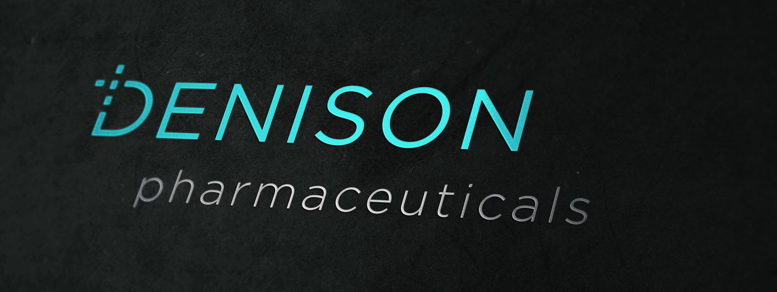 logo design and promotional branding for Denison Pharmaceuticals in Lincoln, RI