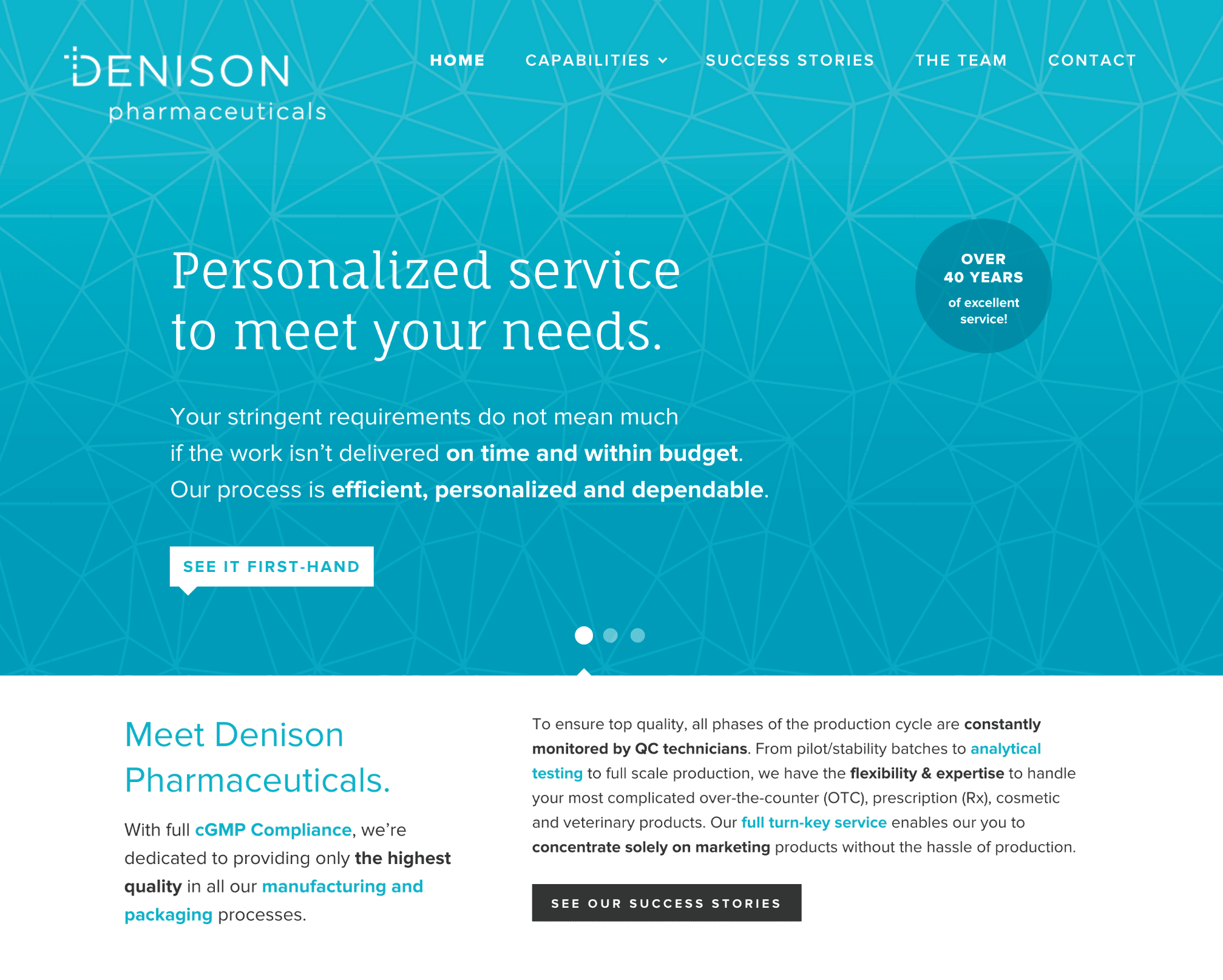 website design and development: Denison in Lincoln, Rhode Island