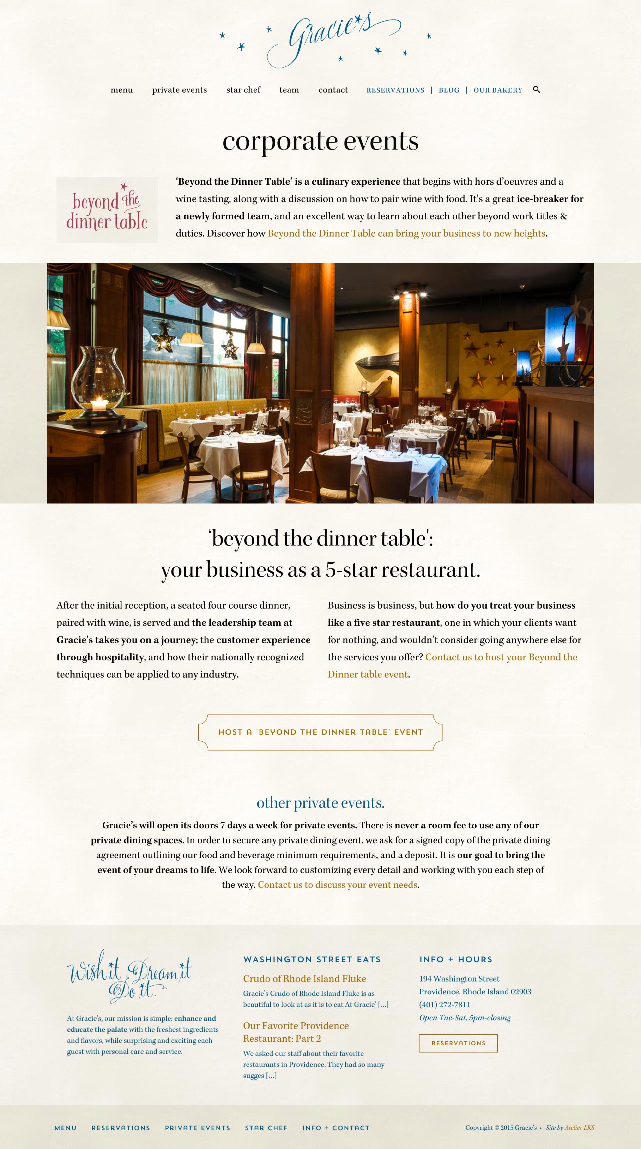 responsive website design for Providence, RI, restaurants