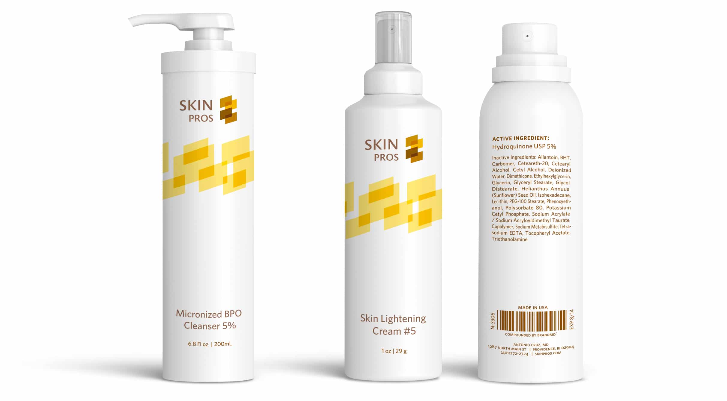 product packaging design for skincare liine