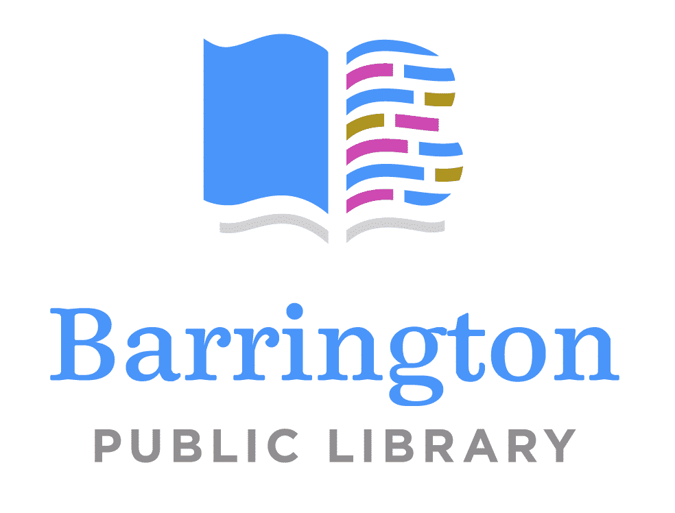 Serif font example: Barrington Public Library logo