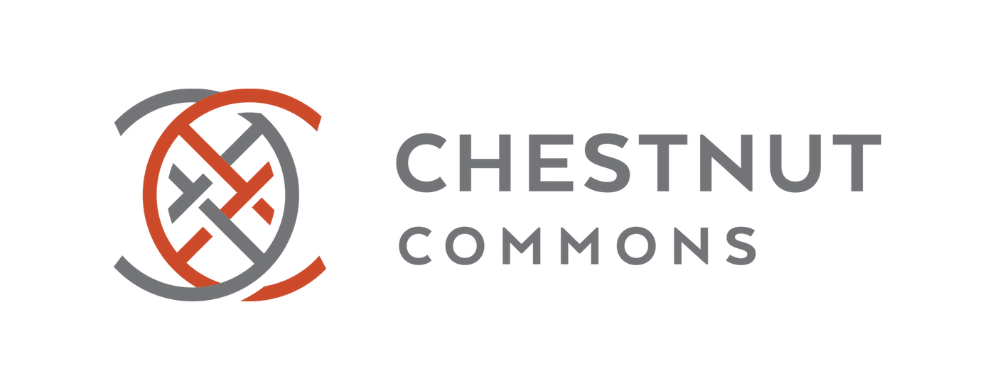 Chestnut Commons logo color to black & white